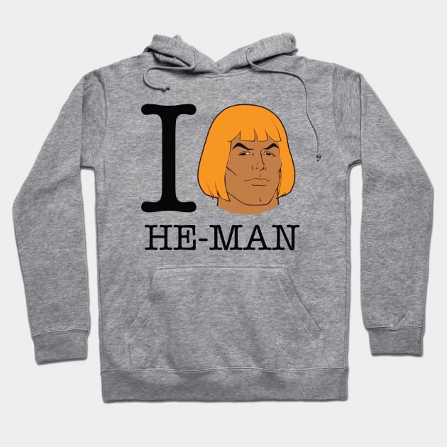 I Love He Man Masters Of Universe Hoodie by Rebus28